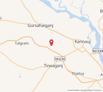 Map of Manglia Purwa, Uttar Pradesh