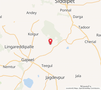 Map of Mangol, Andhra Pradesh