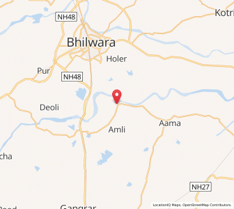 Map of Mangrup, Rajasthan