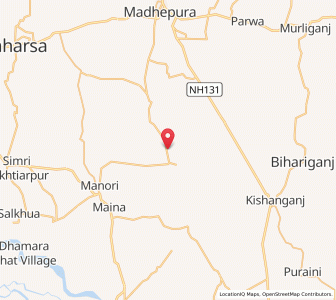 Map of Mangwar, Bihar