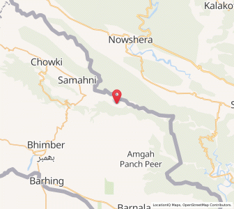 Map of Mani ka Gura, Kashmir