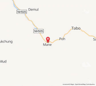 Map of Mani, Himachal Pradesh