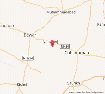 Map of Manikapur, Uttar Pradesh
