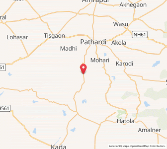 Map of Manikdaundi, Maharashtra