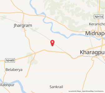 Map of Manikpara, West Bengal