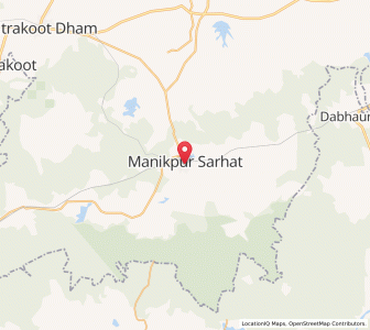 Map of Manikpur, Uttar Pradesh
