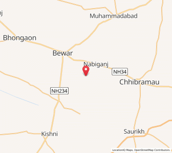 Map of Manirampur, Uttar Pradesh