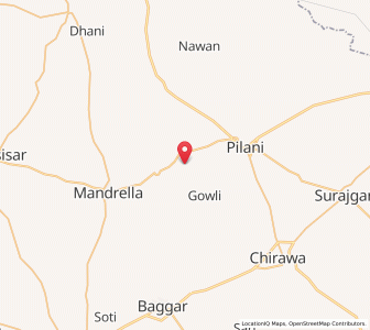 Map of Manjawan ki Dhani, Rajasthan