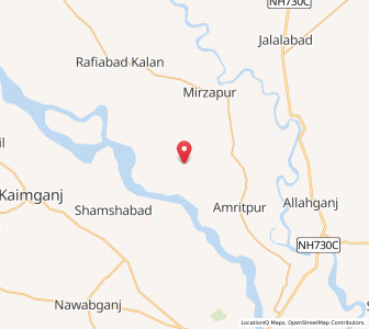 Map of Manjha, Uttar Pradesh