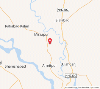 Map of Manjhara, Uttar Pradesh