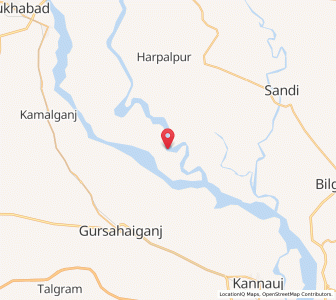 Map of Manjharia, Uttar Pradesh