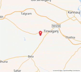 Map of Manjhreta, Uttar Pradesh