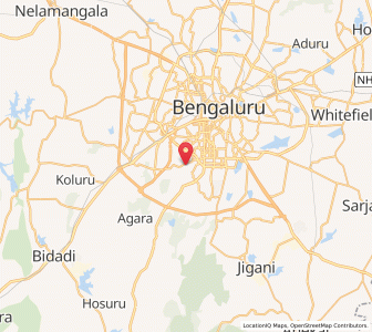 Map of Manjunath Nagar Chikkalsandra, Karnataka
