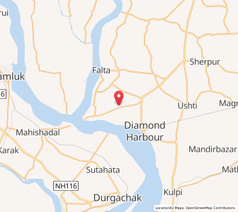 Map of Mankhanda, West Bengal