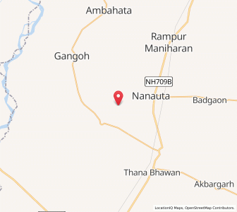 Map of Manohara, Uttar Pradesh
