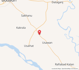 Map of Mansa Nagla, Uttar Pradesh