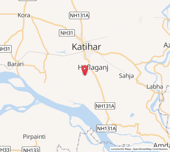 Map of Manshahi, Bihar
