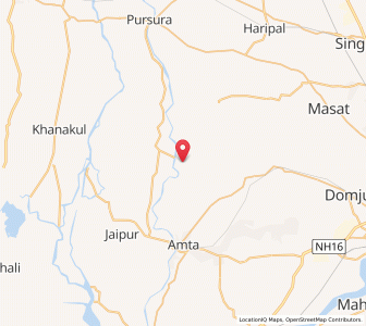 Map of Mansuka, West Bengal