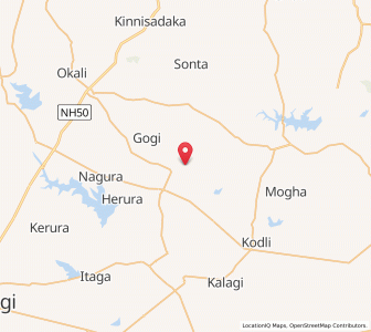 Map of Mansur, Karnataka