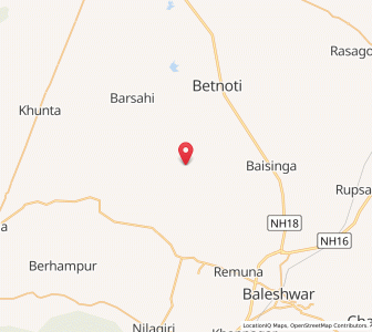 Map of Mantri, Odisha