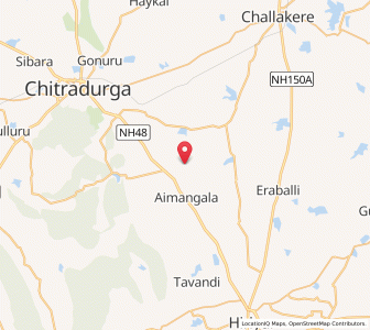 Map of Maradihalli, Karnataka