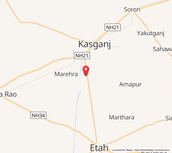 Map of Marahchi, Uttar Pradesh