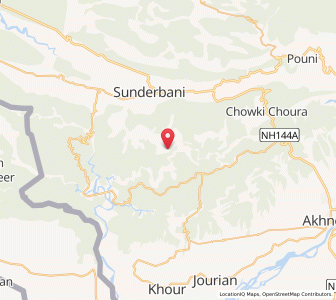 Map of Marai, Kashmir