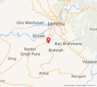 Map of Maralia, Kashmir