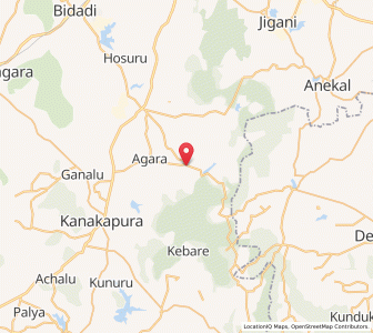 Map of Maralvadi, Karnataka