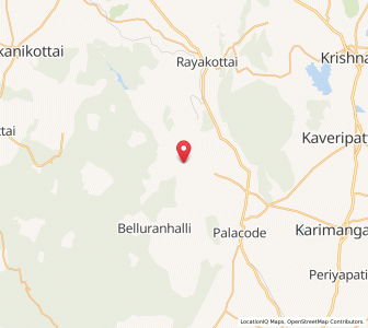 Map of Marandahalli, Tamil Nadu