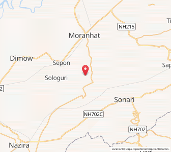 Map of Maranjan, Assam