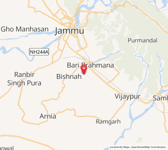 Map of Marare Chak, Kashmir