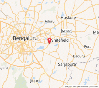 Map of Marathahalli, Karnataka