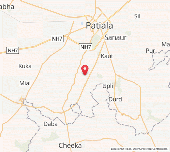 Map of Mardanheri, Punjab