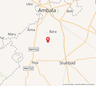 Map of Mardaun, Haryana