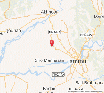 Map of Marh, Kashmir