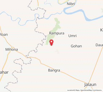 Map of Marha, Uttar Pradesh