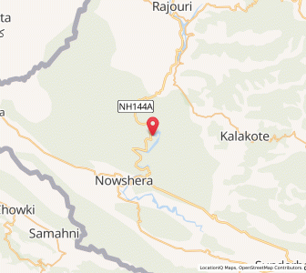 Map of Marian, Kashmir
