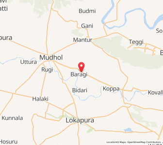 Map of Marikatti, Karnataka