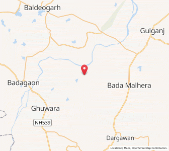 Map of Marikhera, Madhya Pradesh