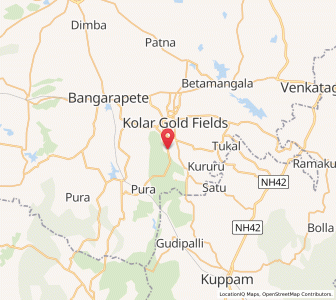 Map of Marikuppam, Karnataka