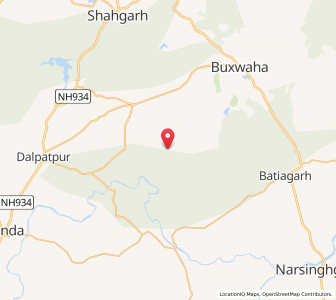 Map of Mariya Chhoti, Madhya Pradesh