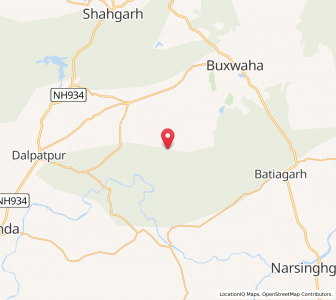 Map of Mariyaghati, Madhya Pradesh