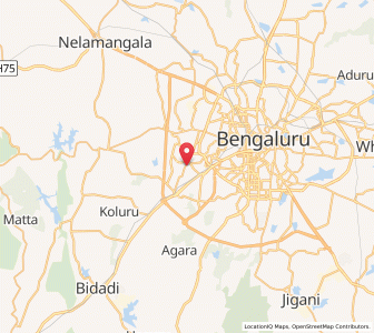 Map of Mariyappanapalya, Karnataka