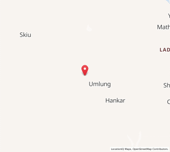 Map of Markha, Kashmir