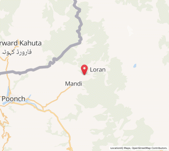 Map of Markot, Kashmir