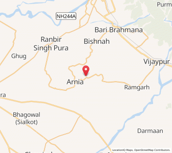 Map of Marol, Kashmir