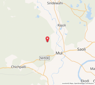 Map of Maroti, Maharashtra