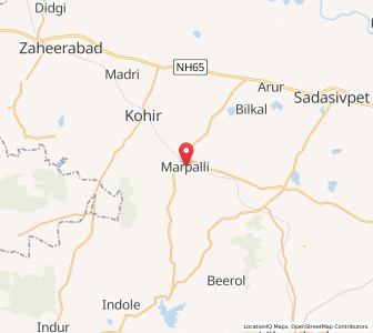 Map of Marpalli Kalan, Andhra Pradesh