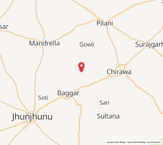 Map of Maru ki Dhani, Rajasthan
